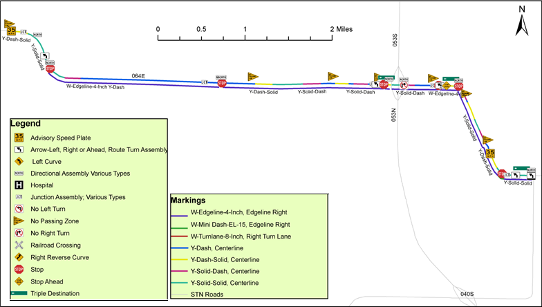 Graphic of road