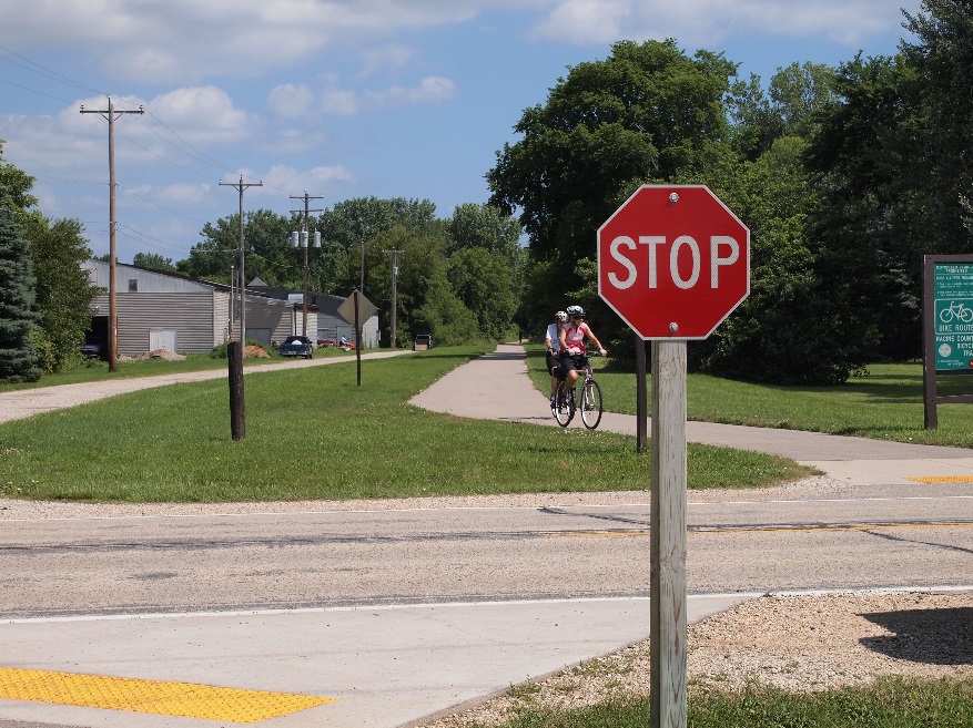 Trail crossing.