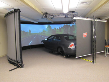 Driving simulator.